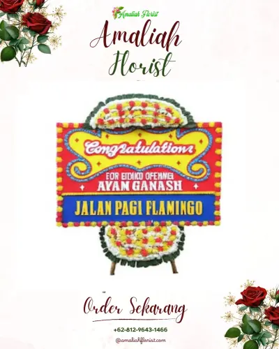 Bunga Papan Congratulation di Komperta